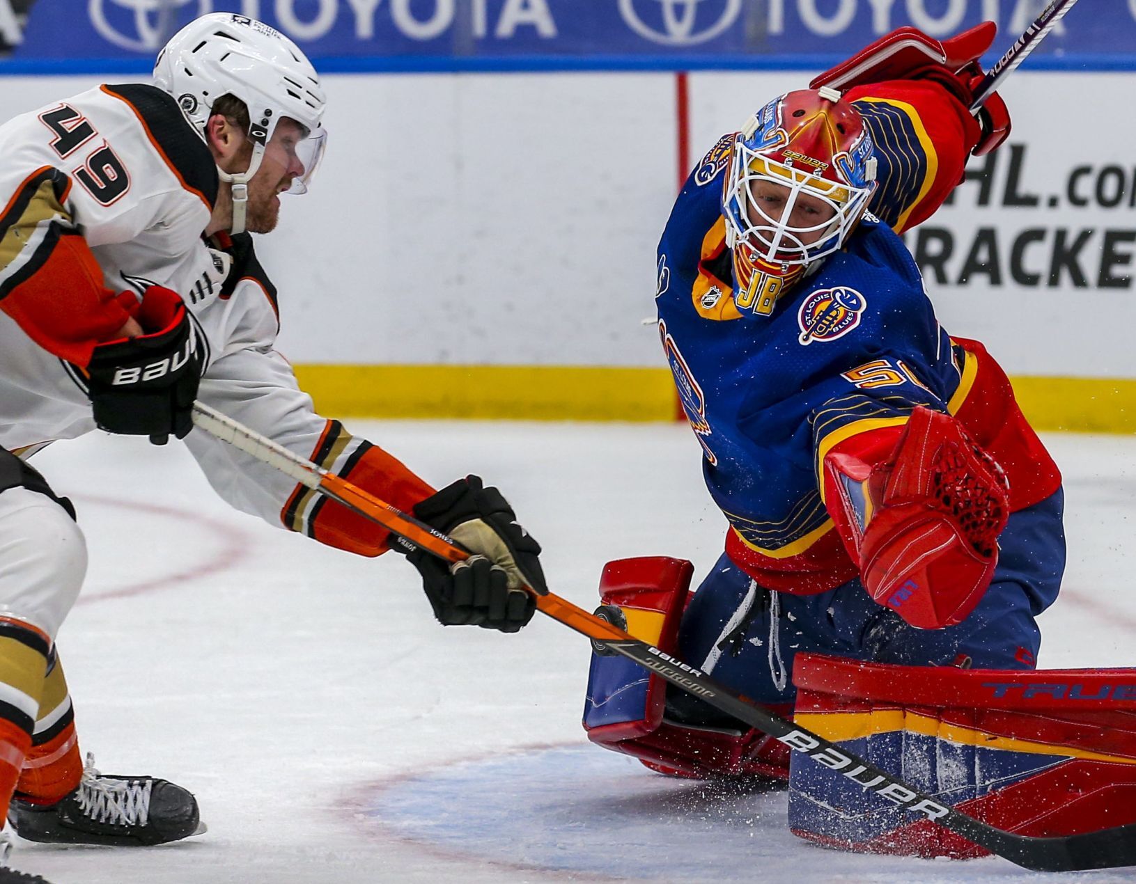 Blues don't clinch; fall in shootout